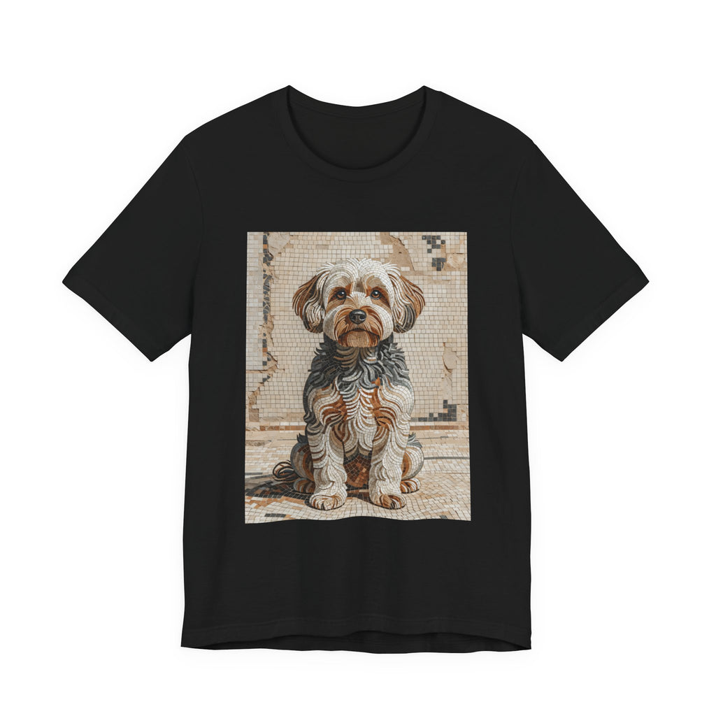 Yorkipoo T Shirt | Living Work of Art Collection | Mosaic Style