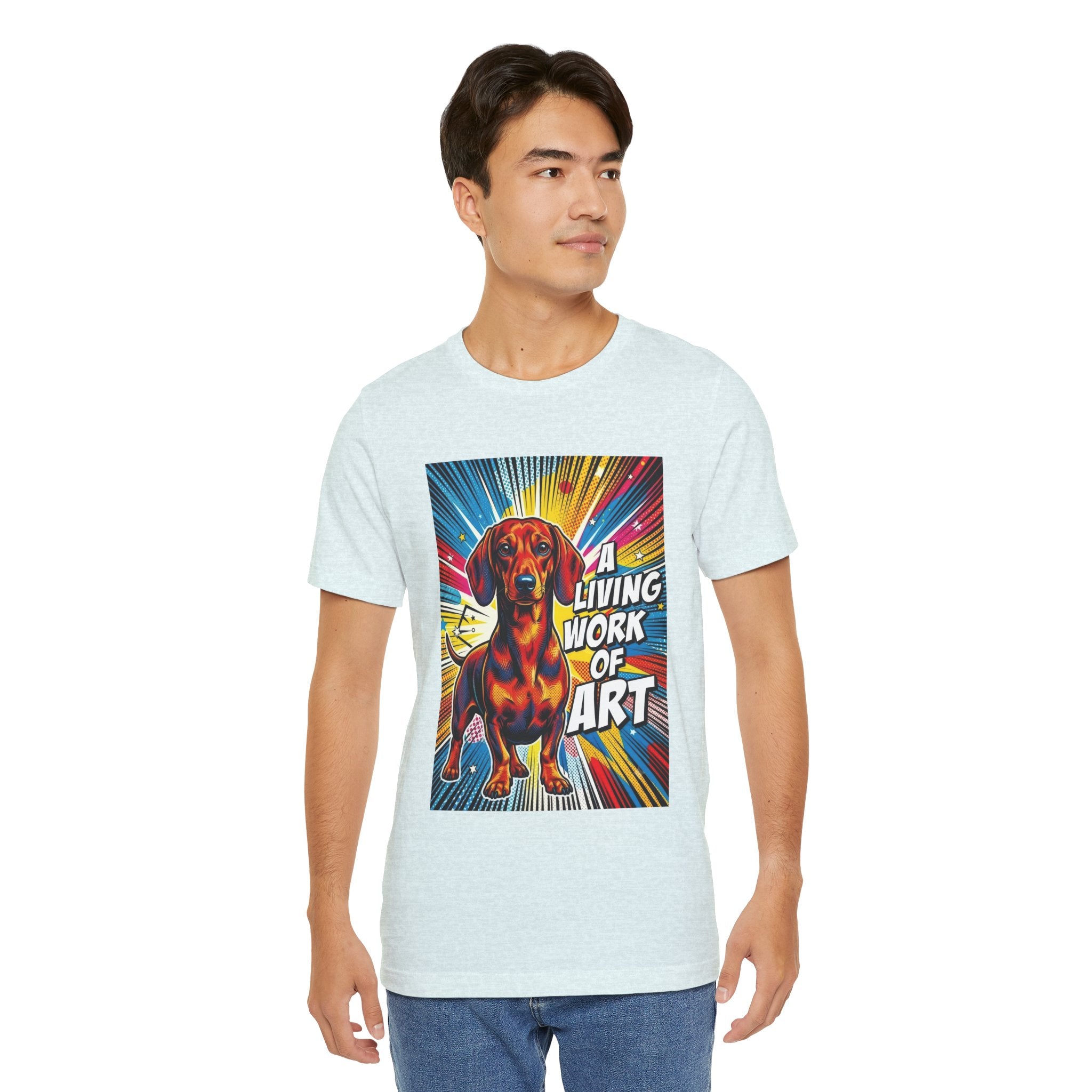 Dachshund T Shirt | Living Work of Art Collection | Pop Art