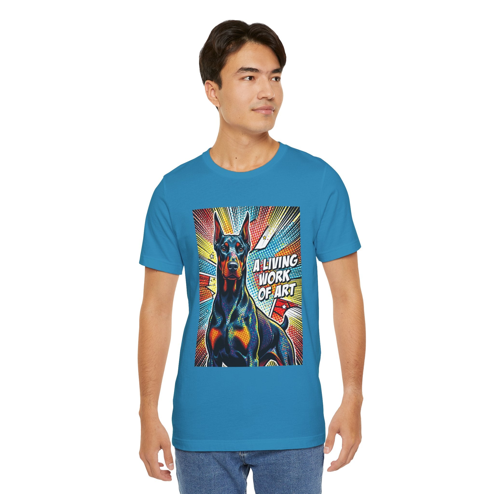 Doberman Pinscher T Shirt | Living Work of Art Collection | Pop Art