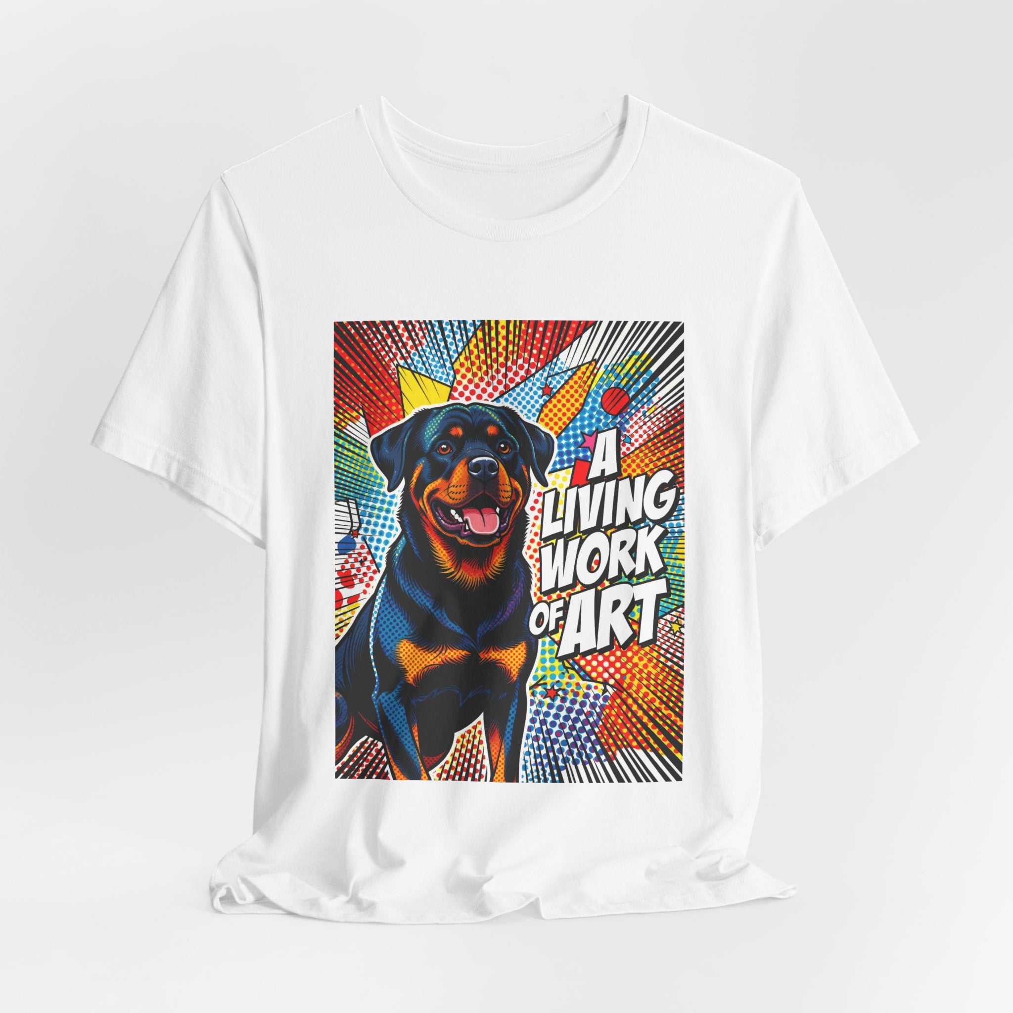 Rottweiler T Shirt | Living Work of Art Collection | Pop Art
