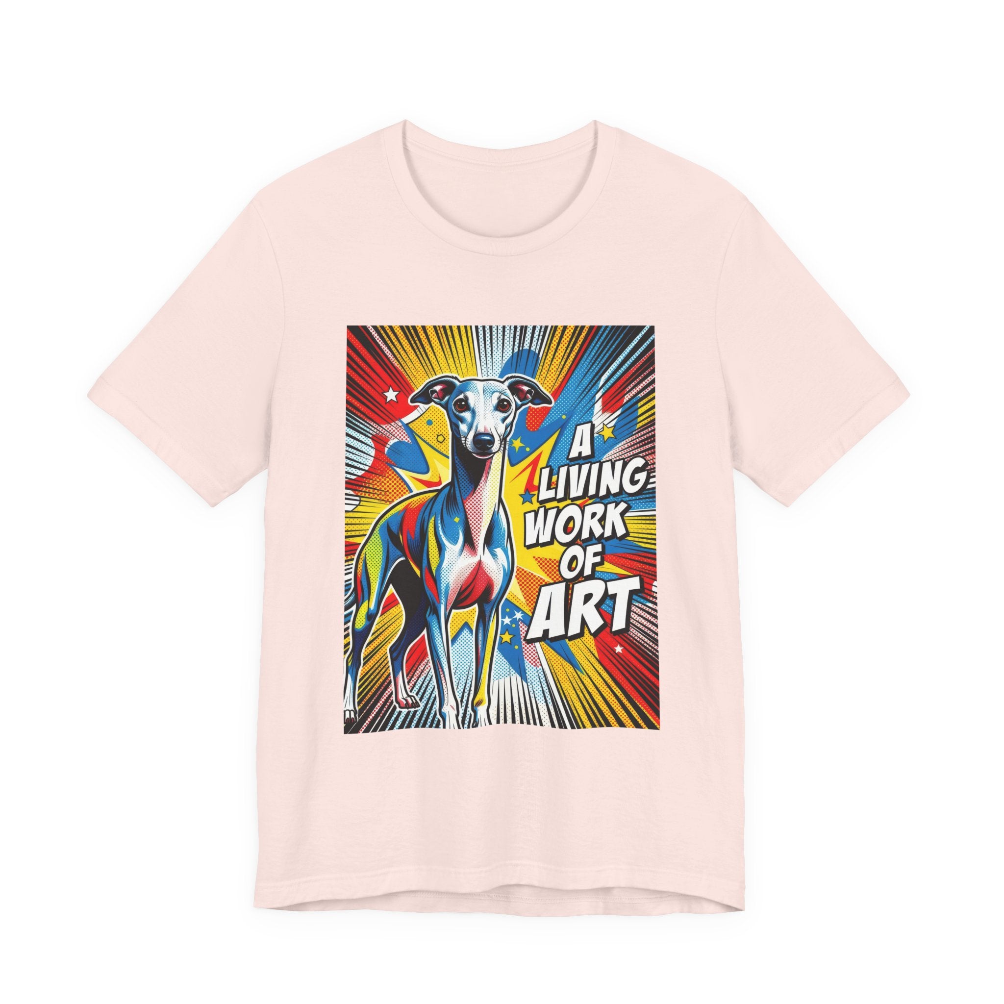 Italian Greyhound T Shirt | Living Work of Art Collection | Pop Art
