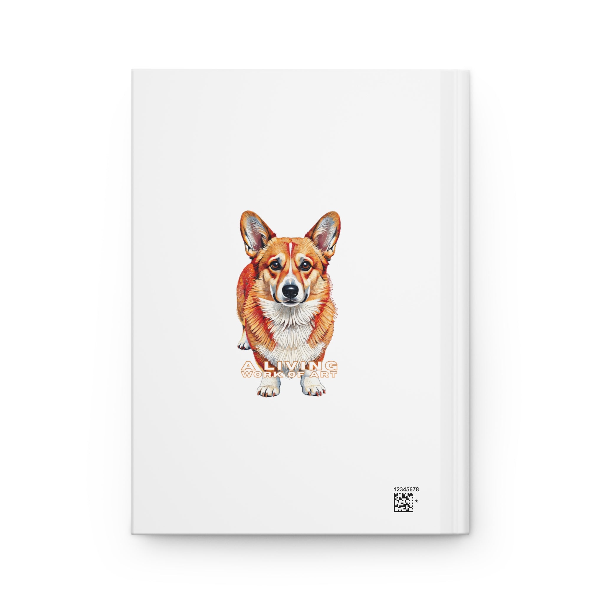 Corgi Notebook | Living Work of Art Collection | Pointillism Style