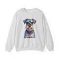 Schnauzer Sweatshirt | Living Work of Art Collection | Pointillism Style