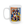 Shih Tzu Coffee Mug | Living Work of Art Collection | Cubist Style