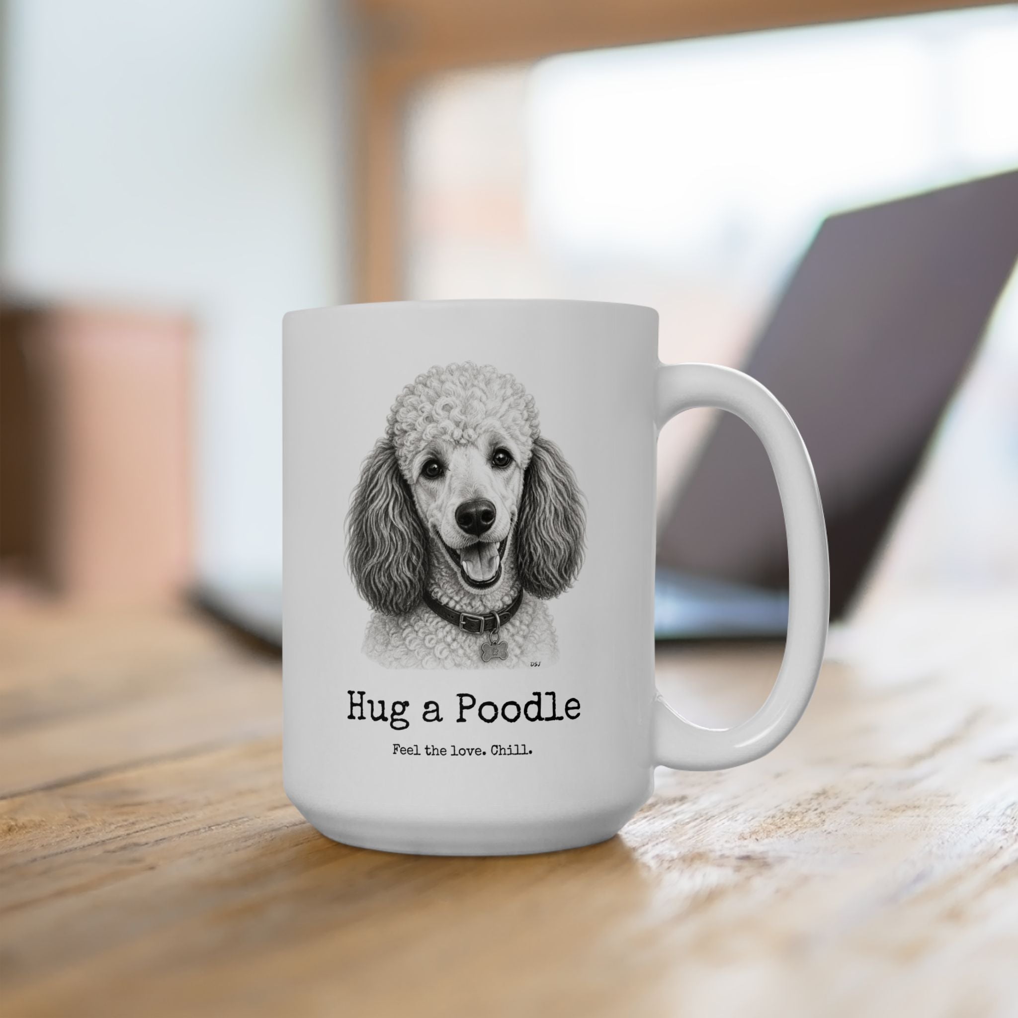Poodle Coffee Mug | Hug a Poodle