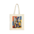 Schnauzer Tote Bag | Living Work of Art Collection | Cubist Style
