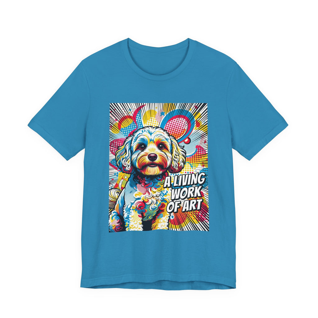 Cavapoo T Shirt | Living Work of Art Collection | Pop Art