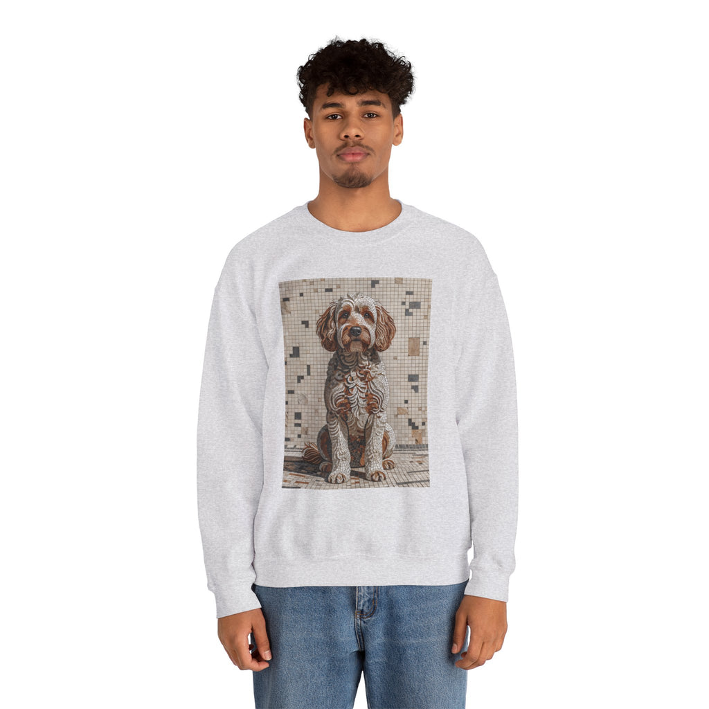 Schnoodle Sweatshirt | Living Work of Art Collection | Mosaic Style