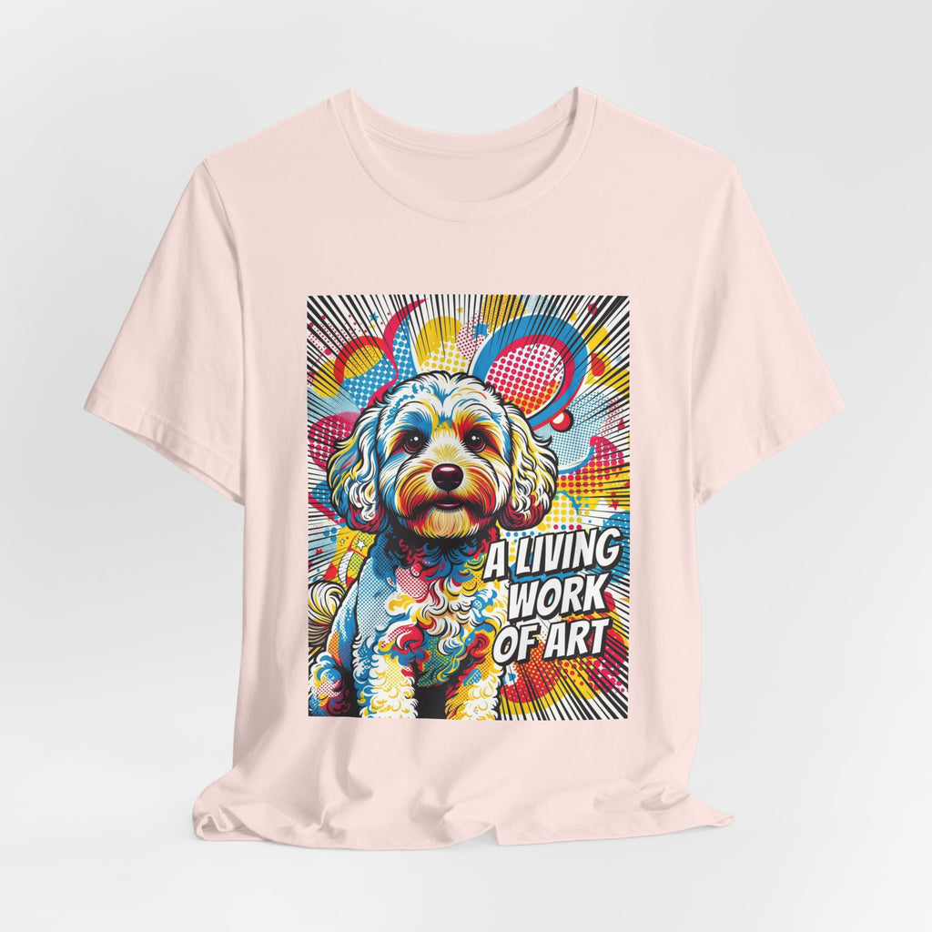 Cavapoo T Shirt | Living Work of Art Collection | Pop Art