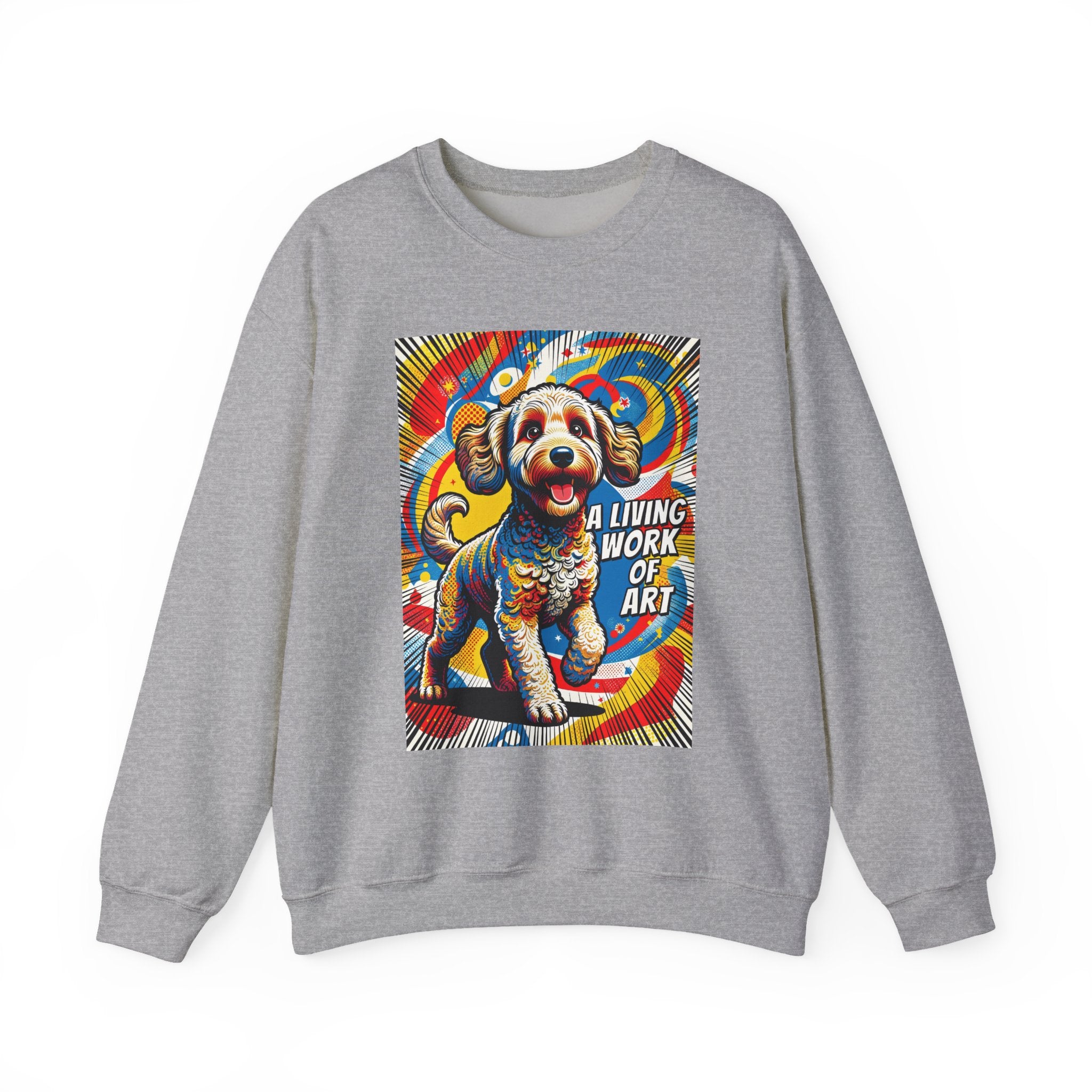 Labradoodle Sweatshirt | Living Work of Art Collection | Pop Art