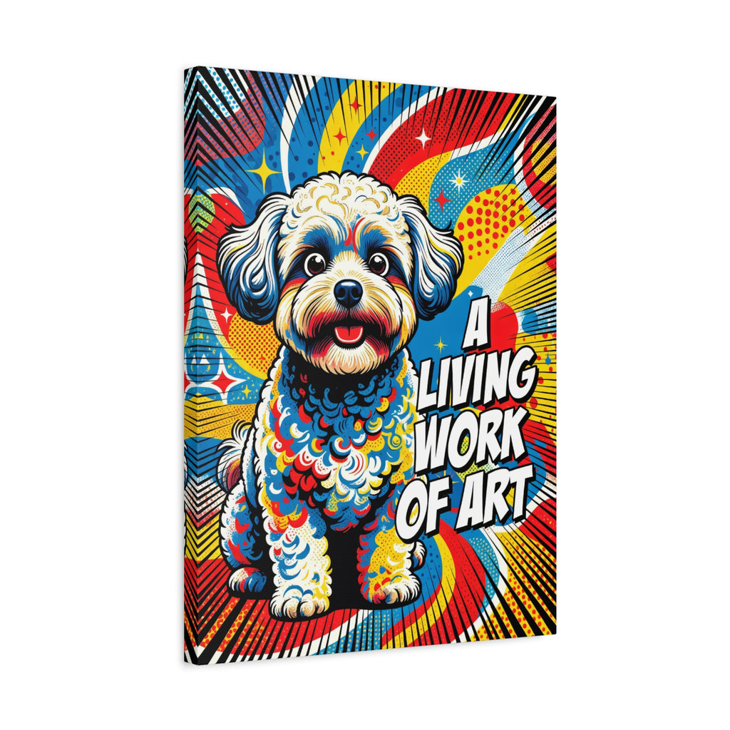 Shih-Poo Canvas Wall Art | Living Work of Art Collection | Pop Art Print