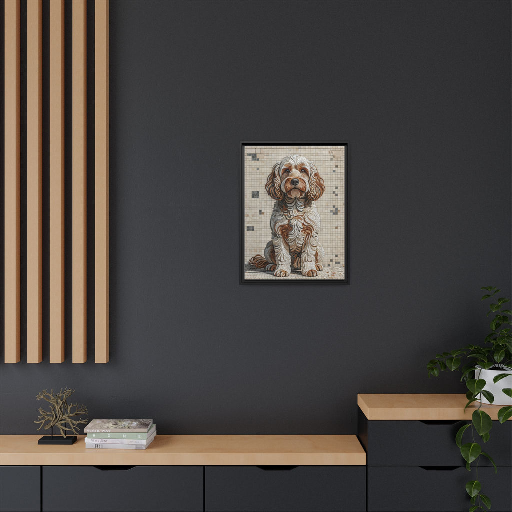 Cockapoo Canvas Wall Art | Living Work of Art Collection | Mosaic Style Print