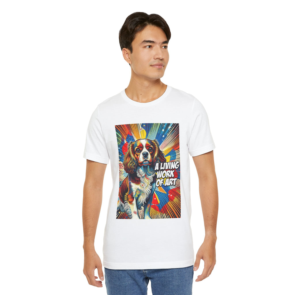 Cavalier King Charles Spaniel T Shirt | Living Work of Art Collection | Pop Art