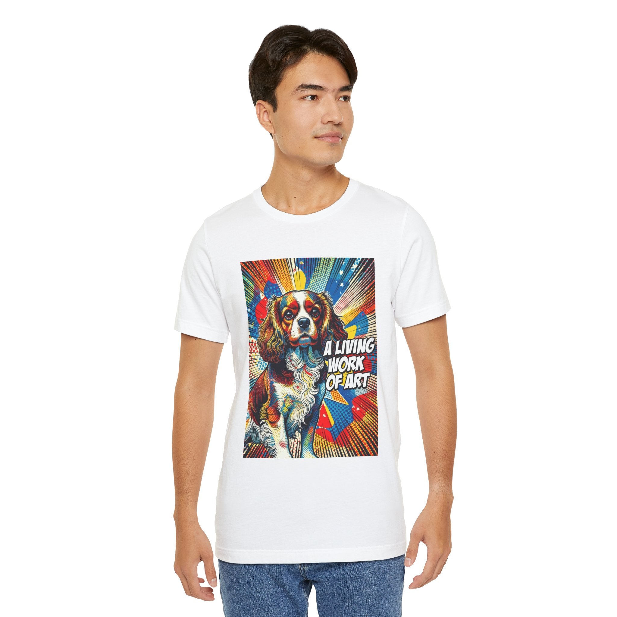 Cavalier King Charles Spaniel T Shirt | Living Work of Art Collection | Pop Art