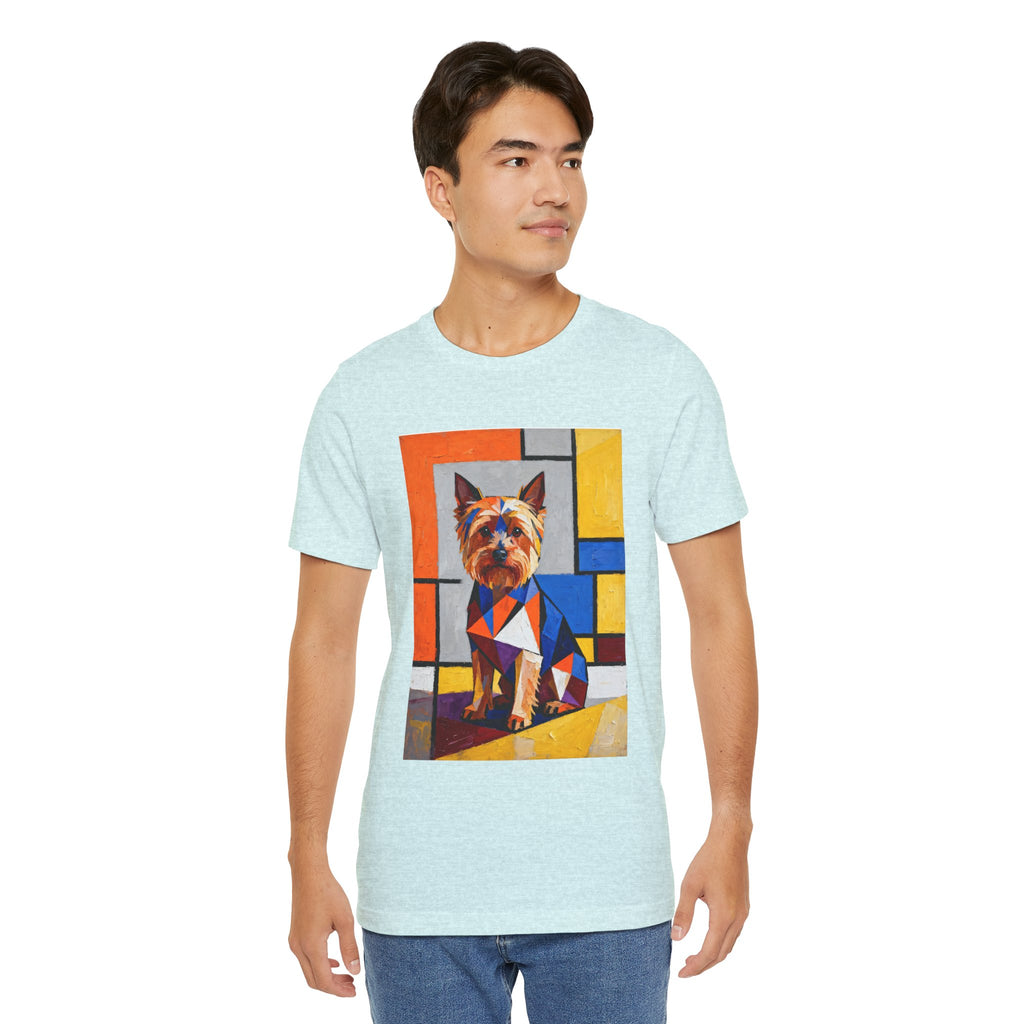 Yorkshire Terrier T Shirt | Living Work of Art Collection | Cubist Style