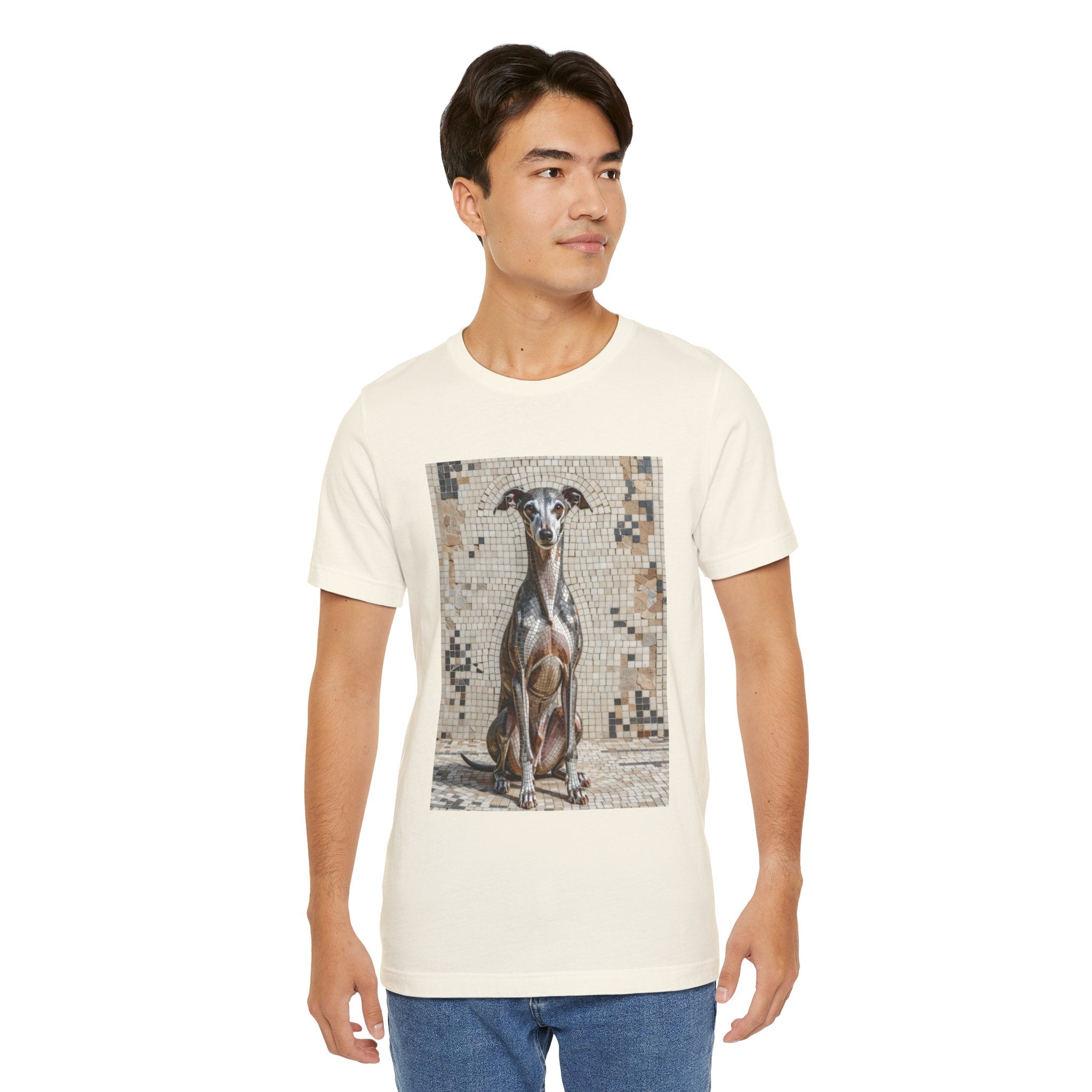 Italian Greyhound T Shirt | Living Work of Art Collection | Mosaic Style