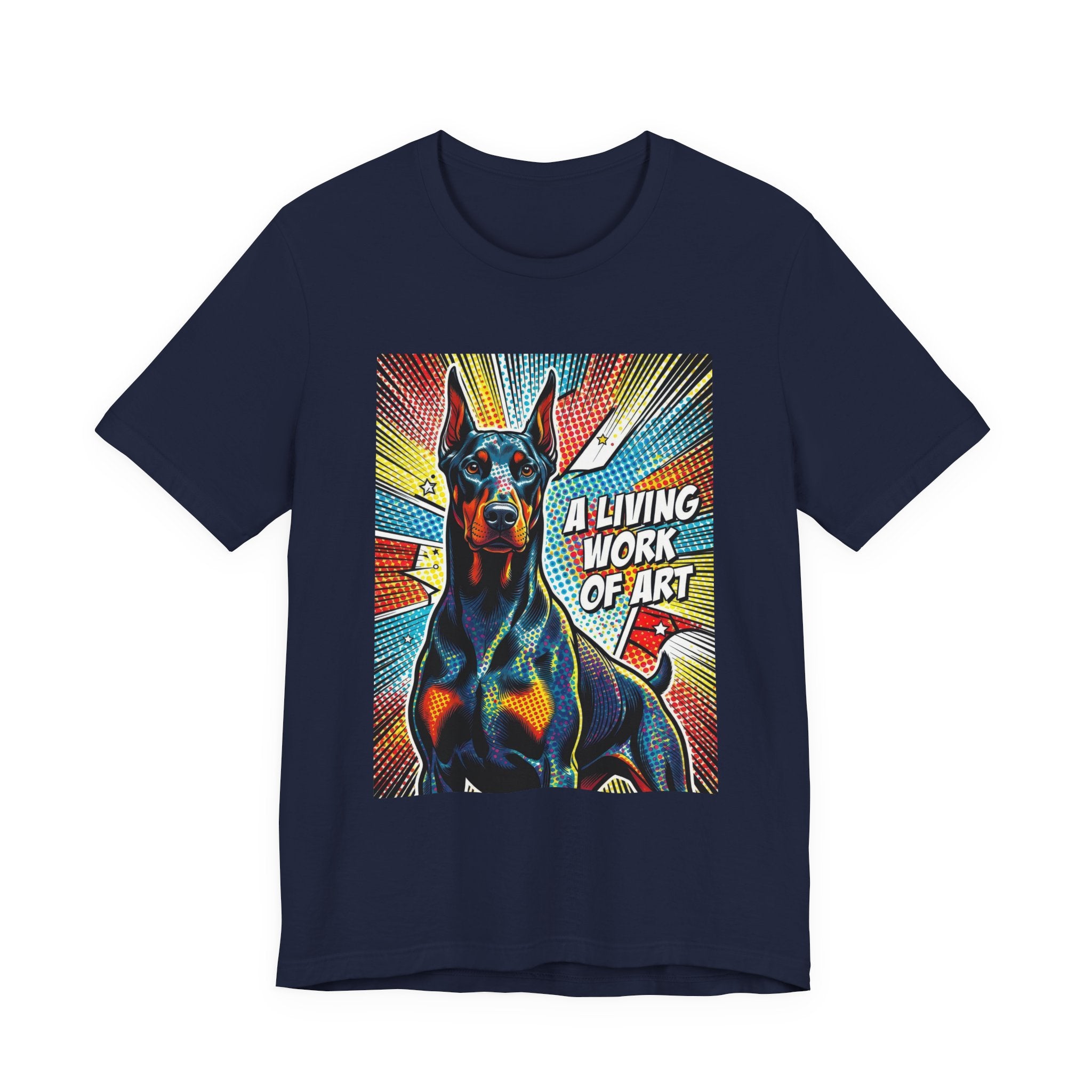 Doberman Pinscher T Shirt | Living Work of Art Collection | Pop Art