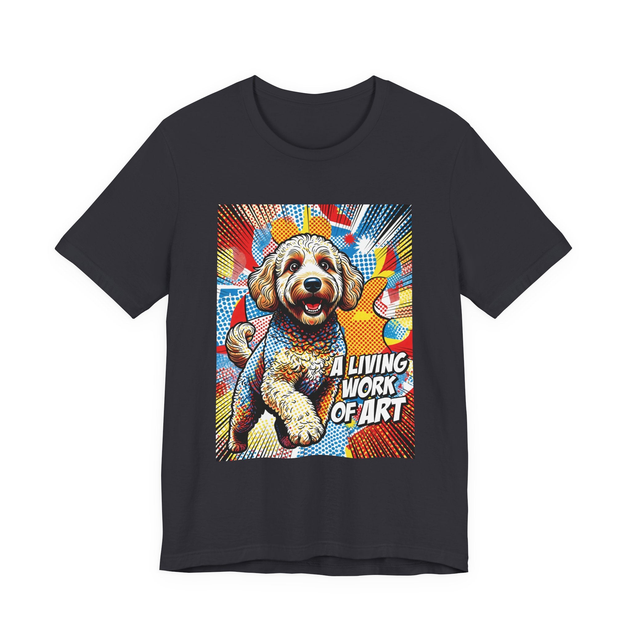 Goldendoodle T Shirt | Living Work of Art Collection | Pop Art
