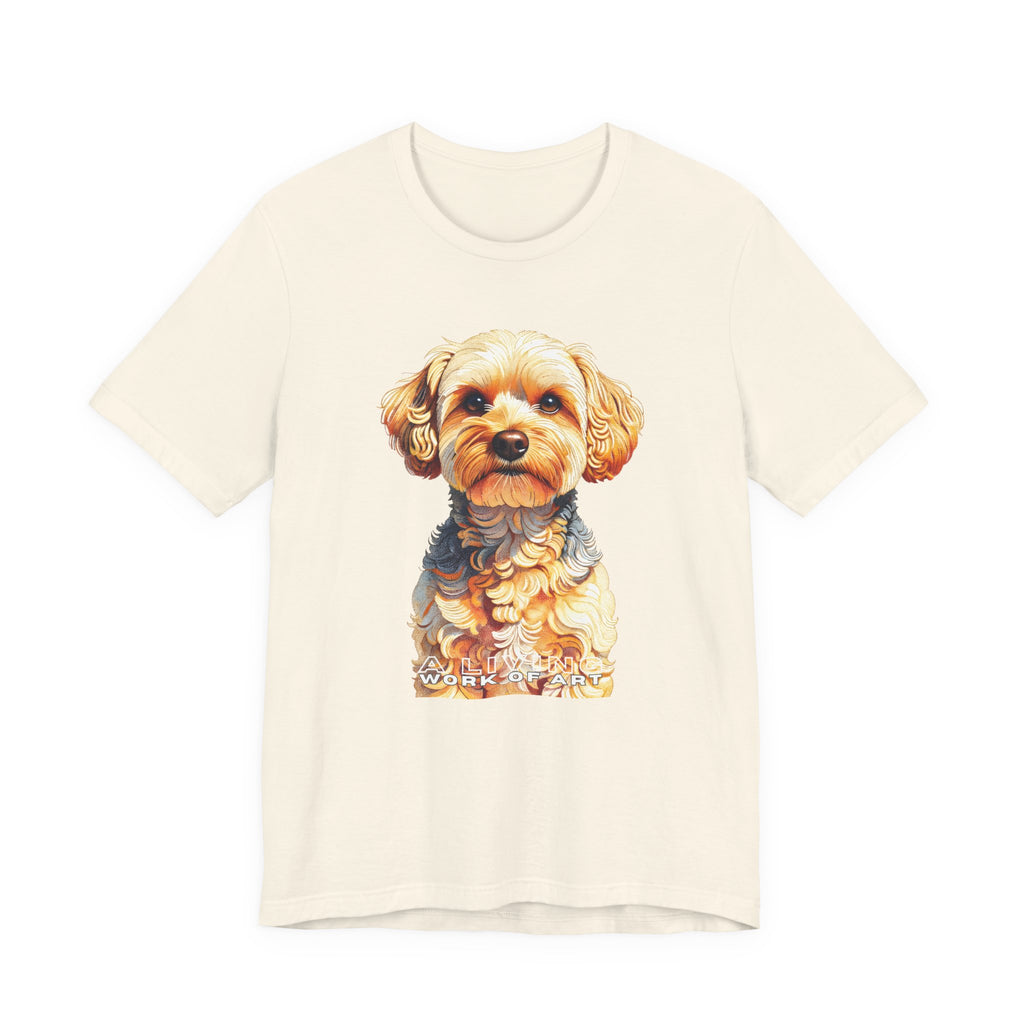 Yorkipoo T Shirt | Living Work of Art Collection | Pointillism Style