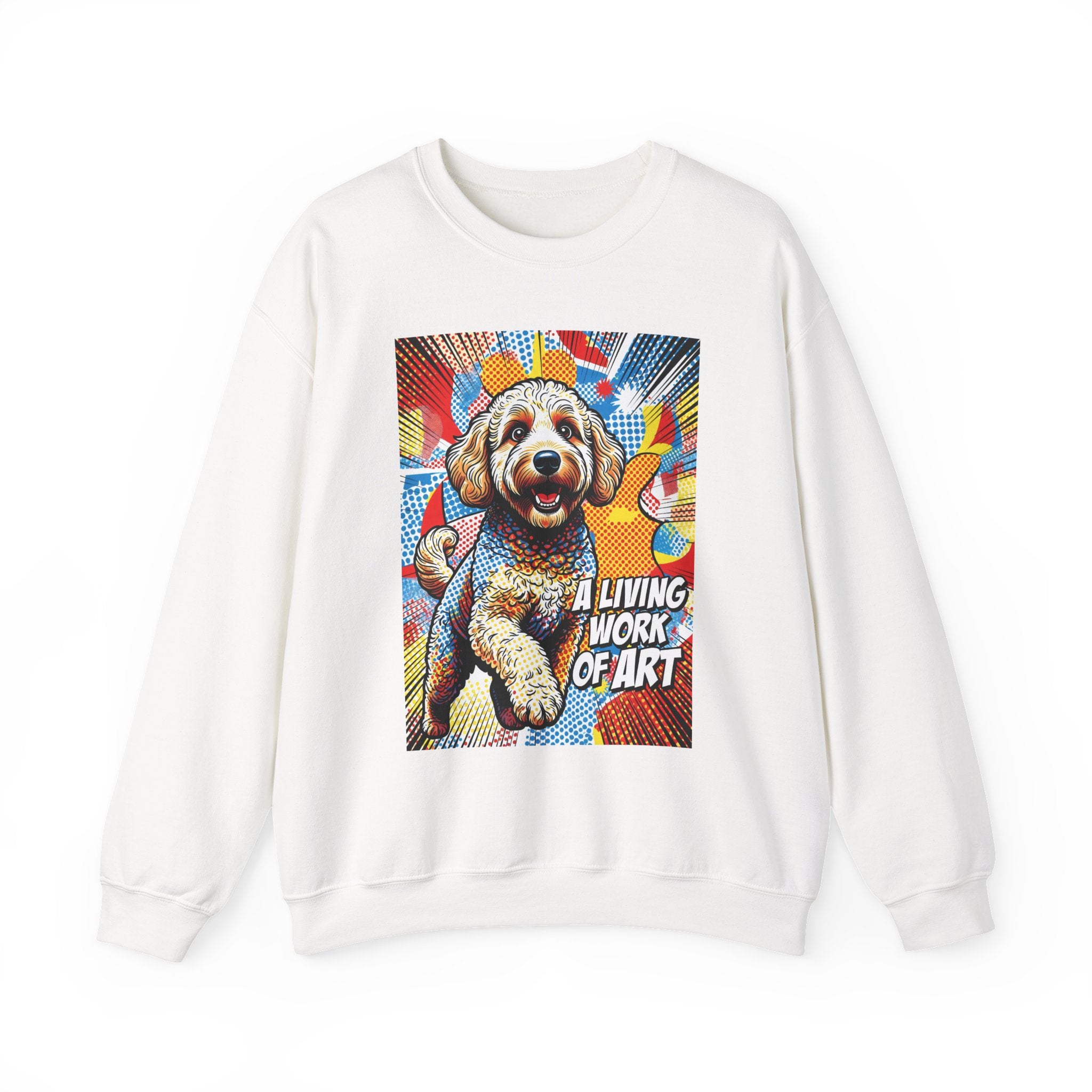 Goldendoodle Sweatshirt | Living Work of Art Collection | Pop Art