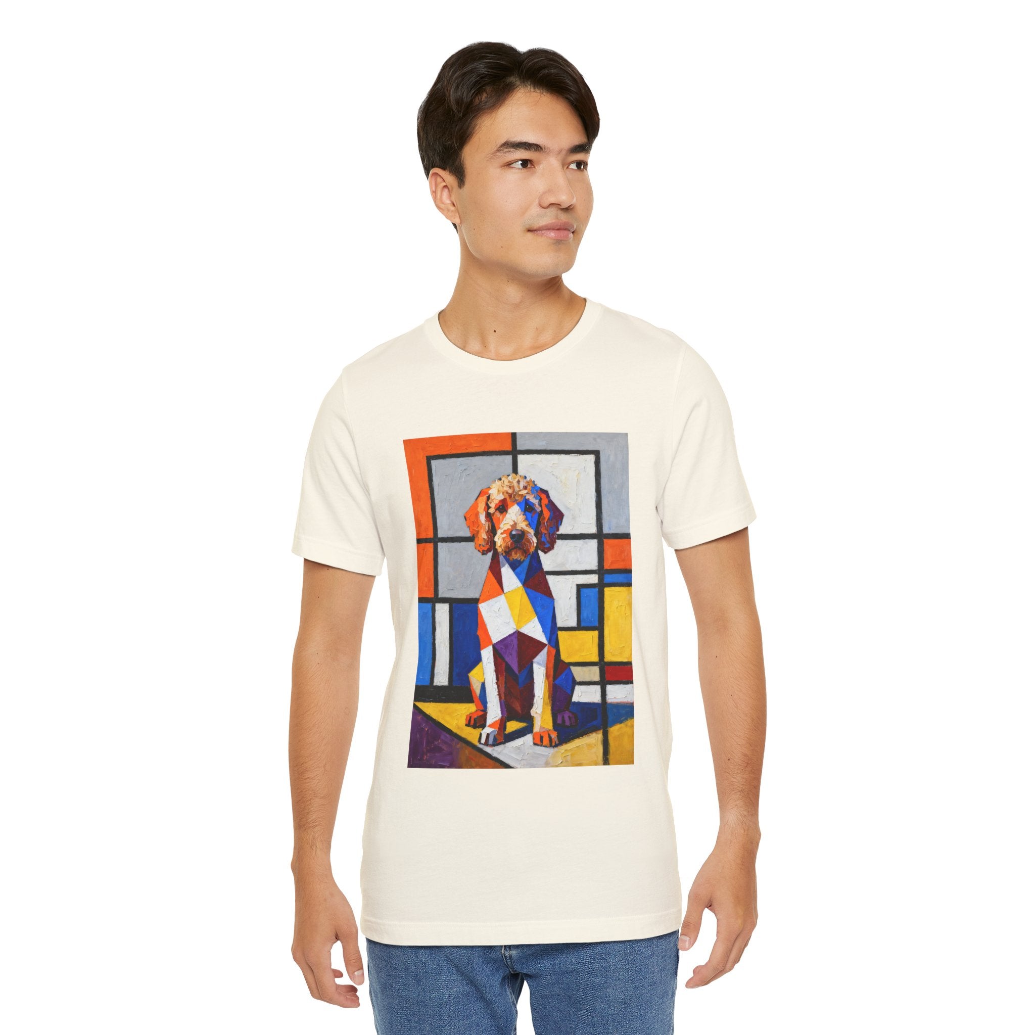 Labradoodle T Shirt | Living Work of Art Collection | Cubist Style
