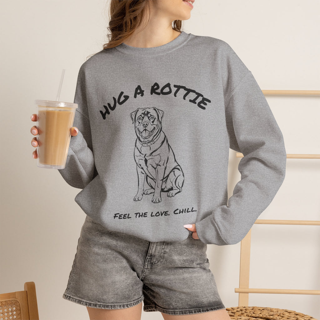 Rottweiler Sweatshirt | Hug A Rottie