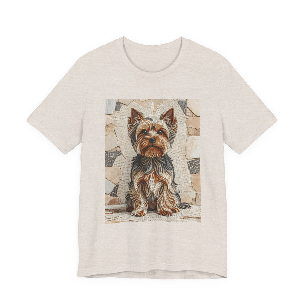 Yorkshire Terrier T Shirt | Living Work of Art Collection | Mosaic Style