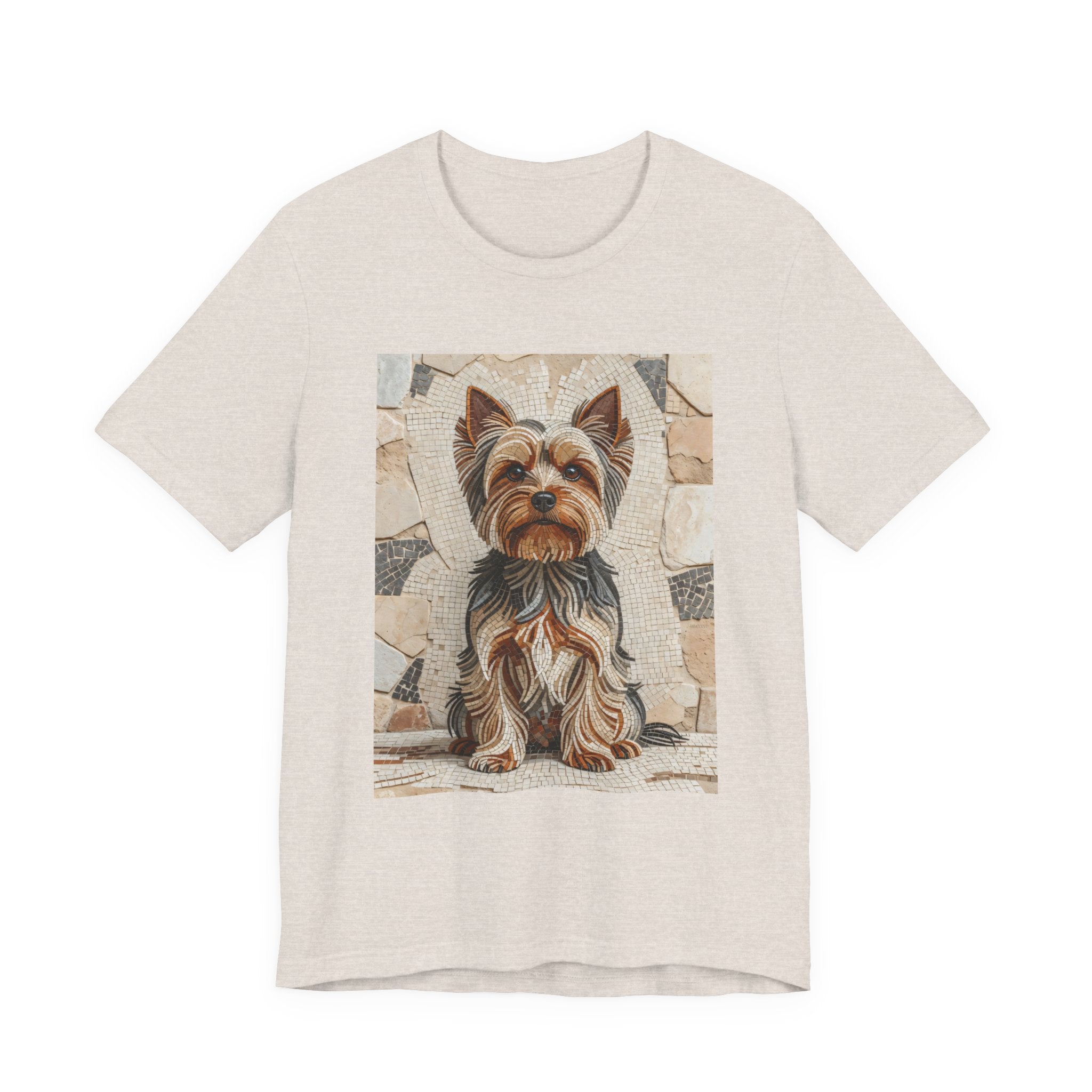Yorkshire Terrier T Shirt | Living Work of Art Collection | Mosaic Style