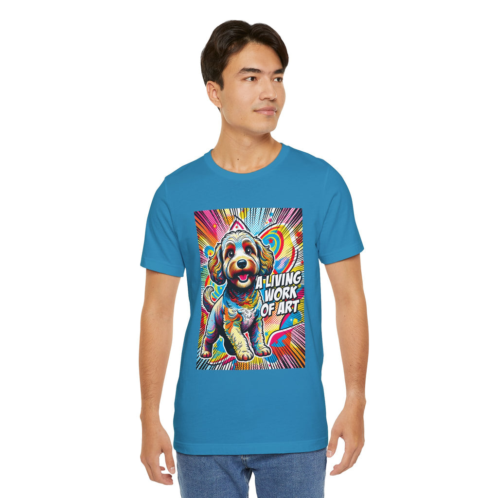 Schnoodle T Shirt | Living Work of Art Collection | Pop Art