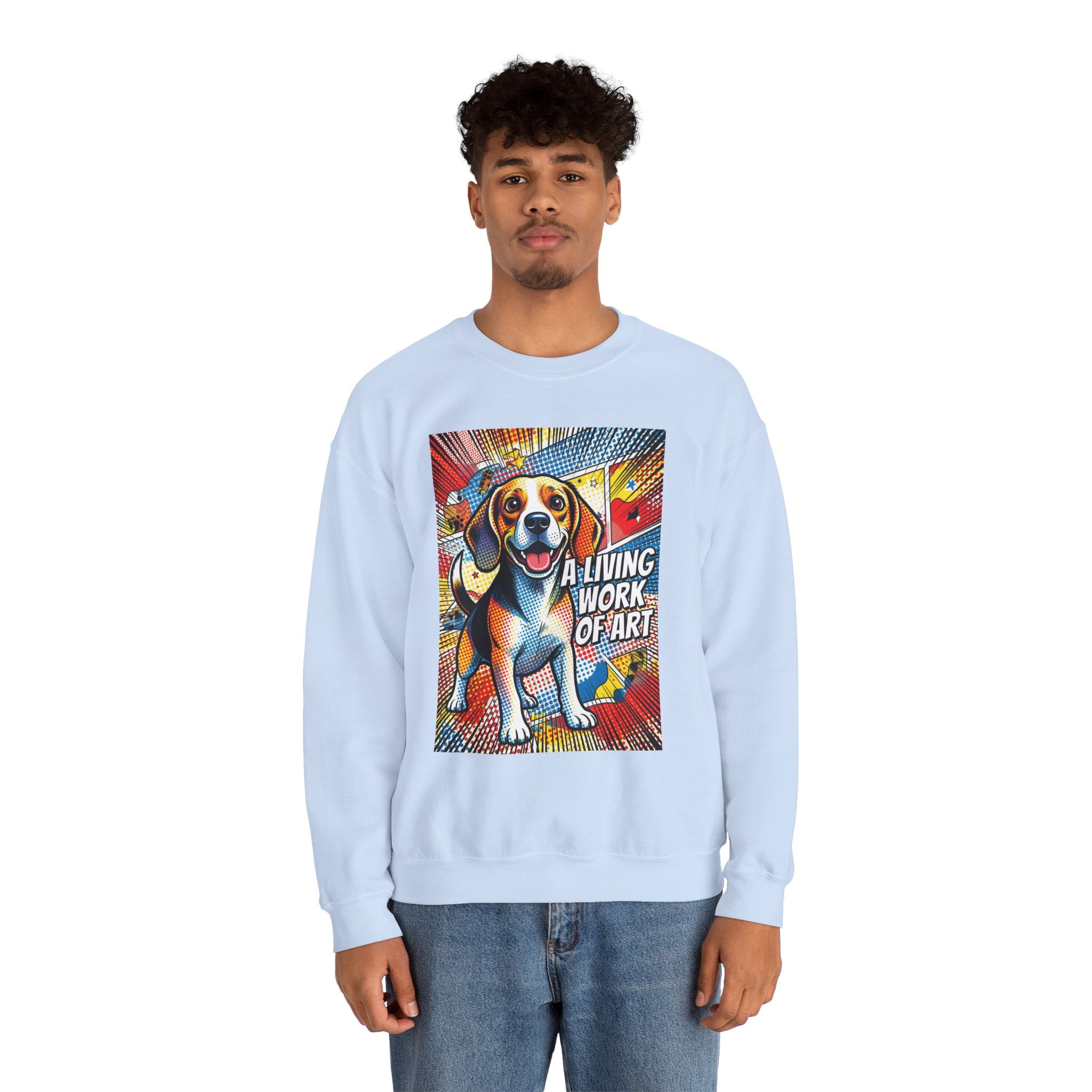 Beagle Sweatshirt | Living Work of Art Collection | Pop Art