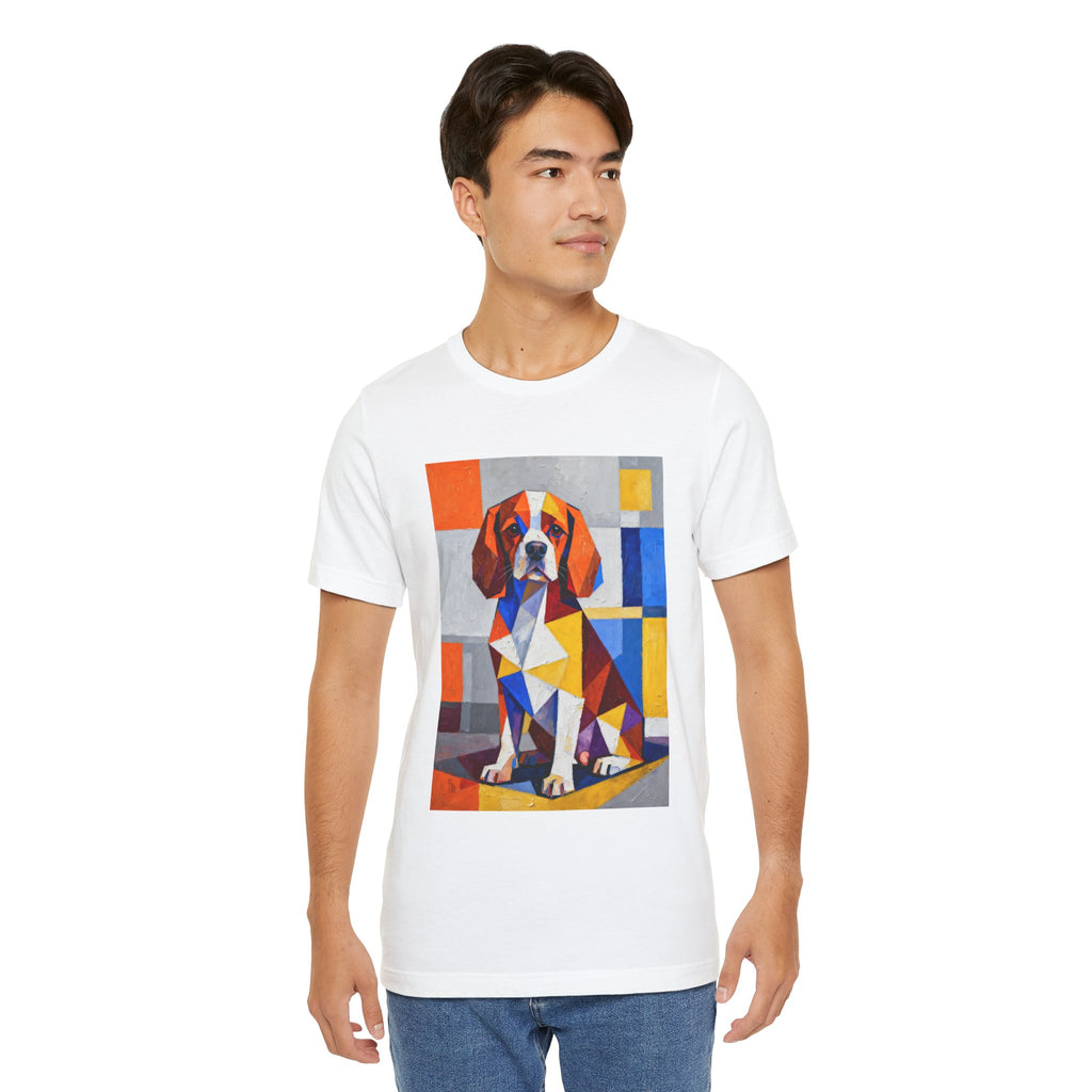 Cavalier King Charles Spaniel T Shirt | Living Work of Art Collection | Cubist Style