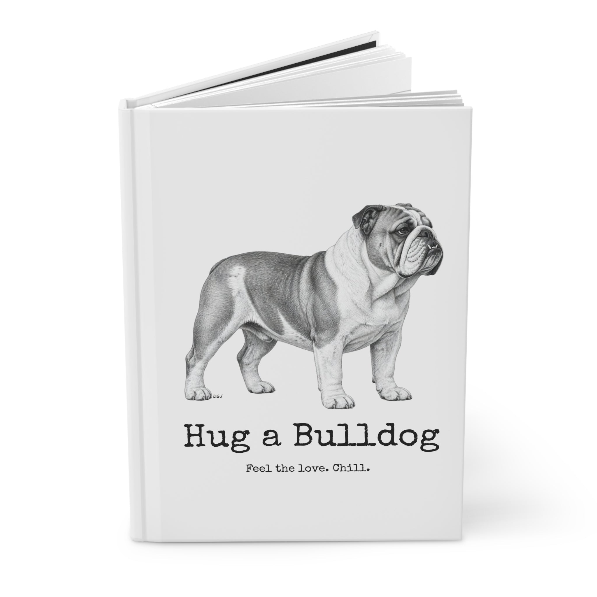 Bulldog Notebook | Hug a Bulldog