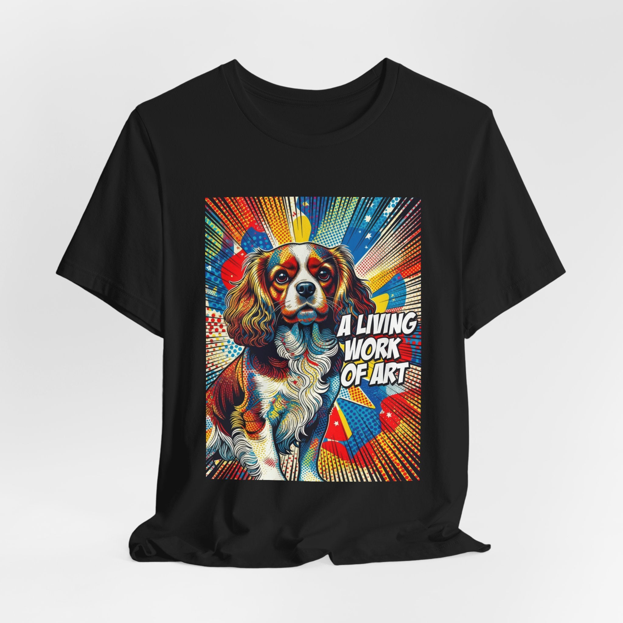 Cavalier King Charles Spaniel T Shirt | Living Work of Art Collection | Pop Art