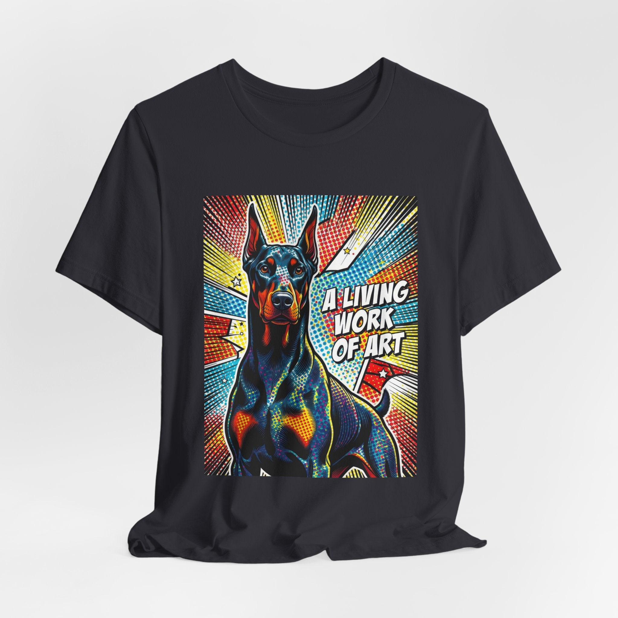 Doberman Pinscher T Shirt | Living Work of Art Collection | Pop Art