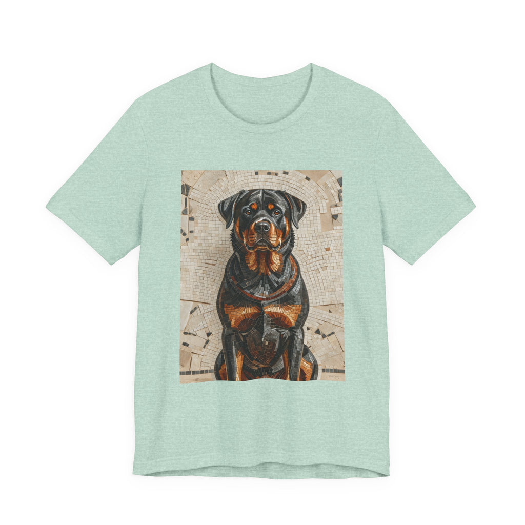 Rottweiler T Shirt | Living Work of Art Collection | Mosaic Style