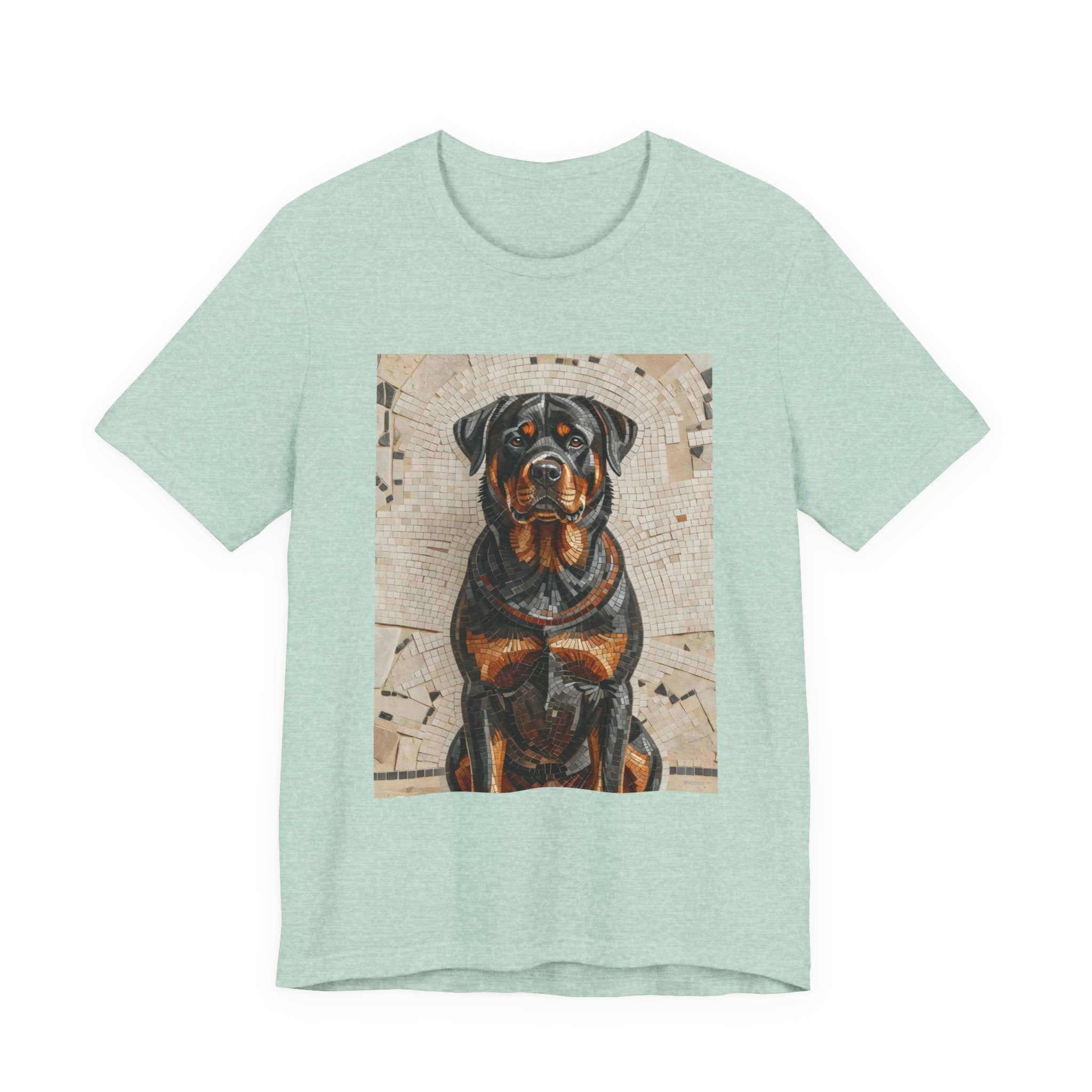 Rottweiler T Shirt | Living Work of Art Collection | Mosaic Style