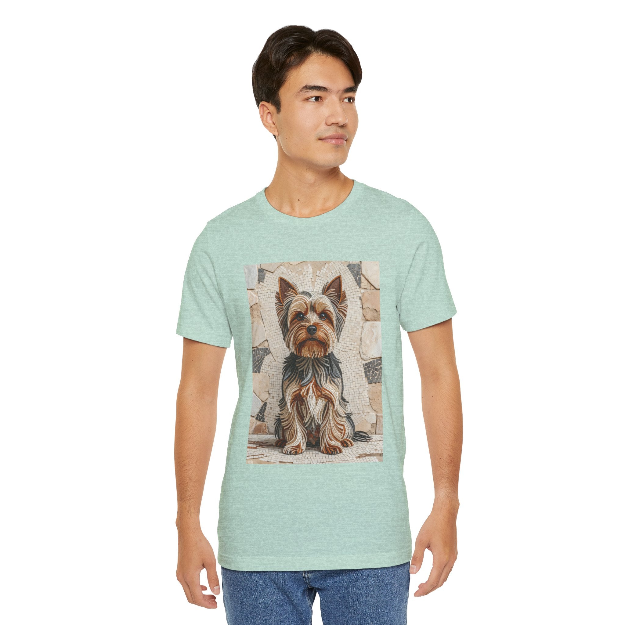 Yorkshire Terrier T Shirt | Living Work of Art Collection | Mosaic Style