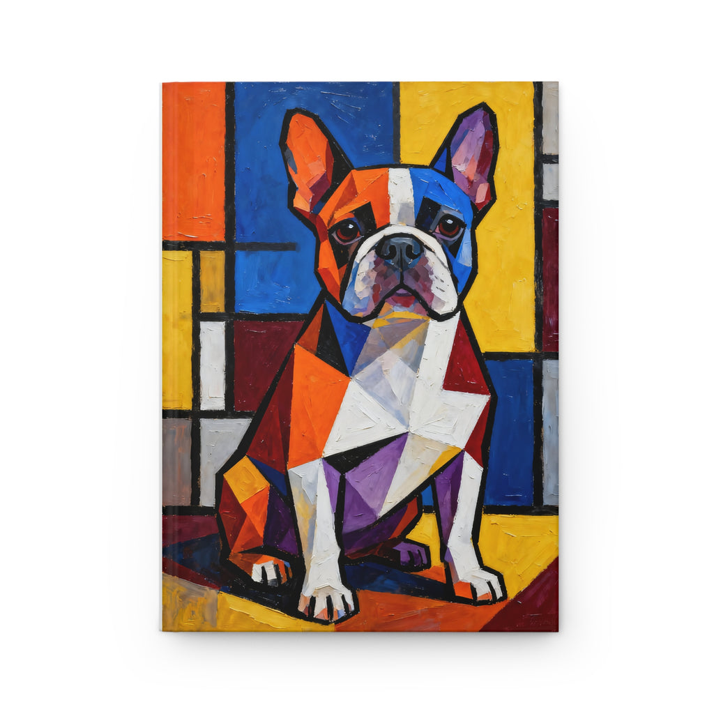 French Bulldog Notebook | Living Work of Art Collection | Cubist Style
