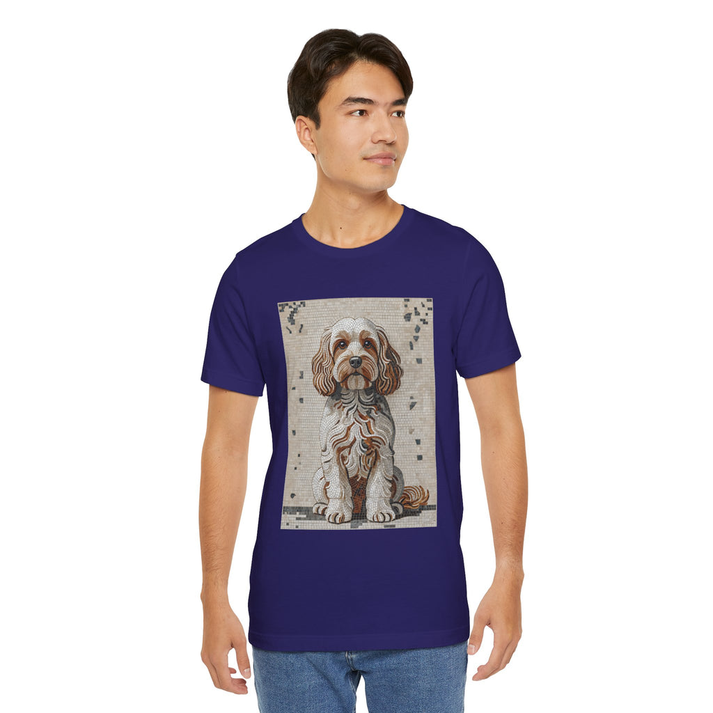 Cavapoo T Shirt | Living Work of Art Collection | Mosaic Style