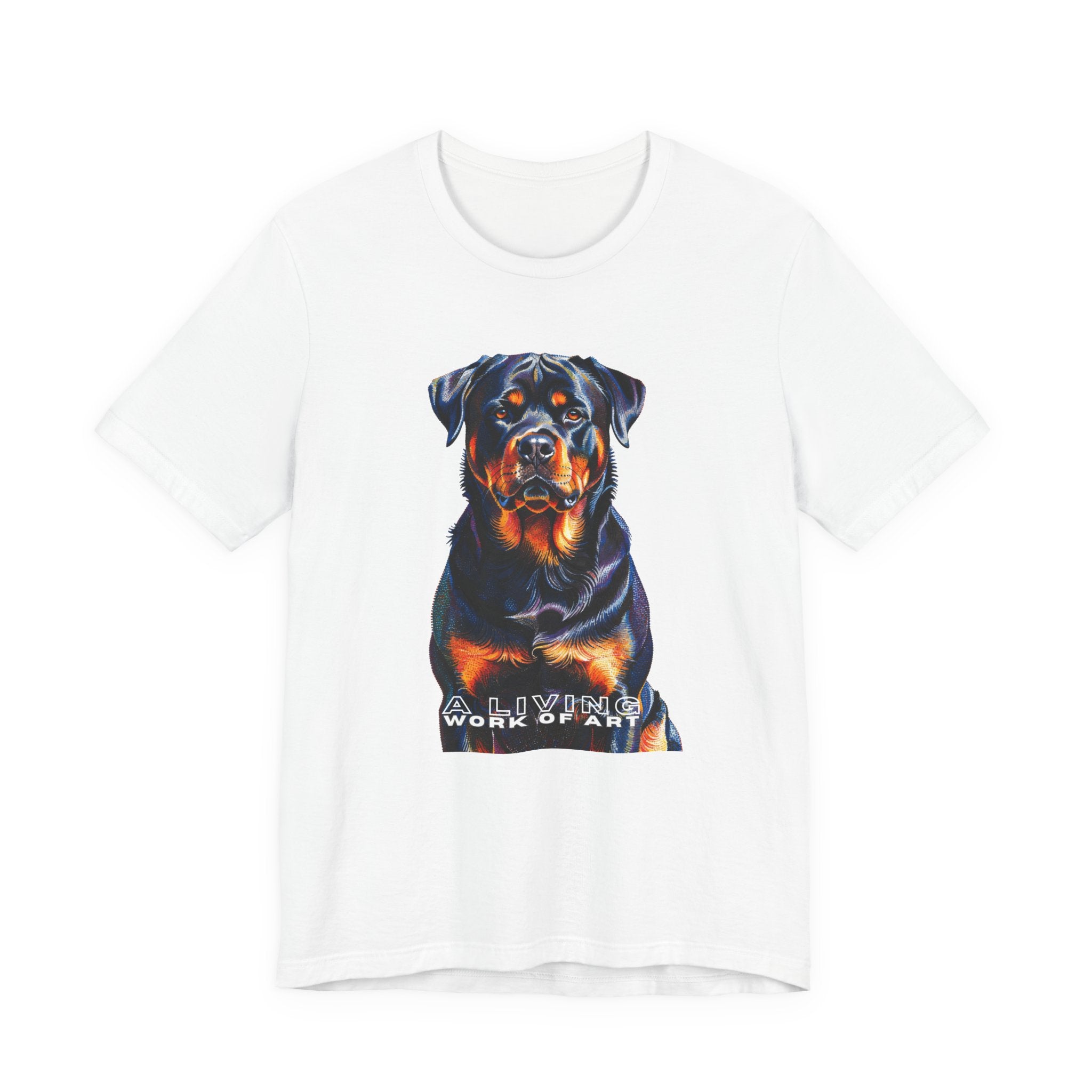 Rottweiler T Shirt | Living Work of Art Collection | Pointillism Style