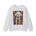 Bichon Frise Sweatshirt | Living Work of Art Collection | Cubist Style