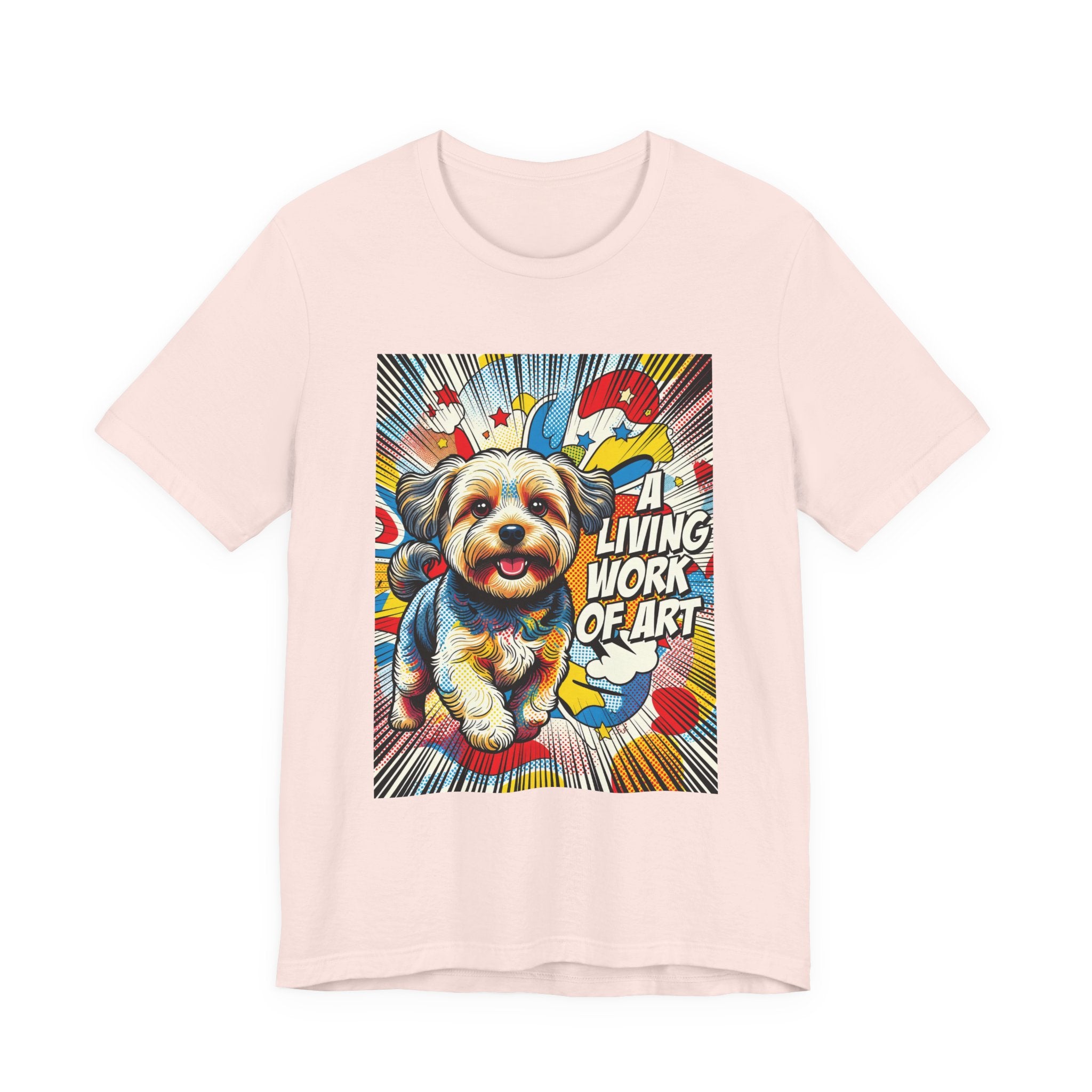 Yorkipoo T Shirt | Living Work of Art Collection | Pop Art