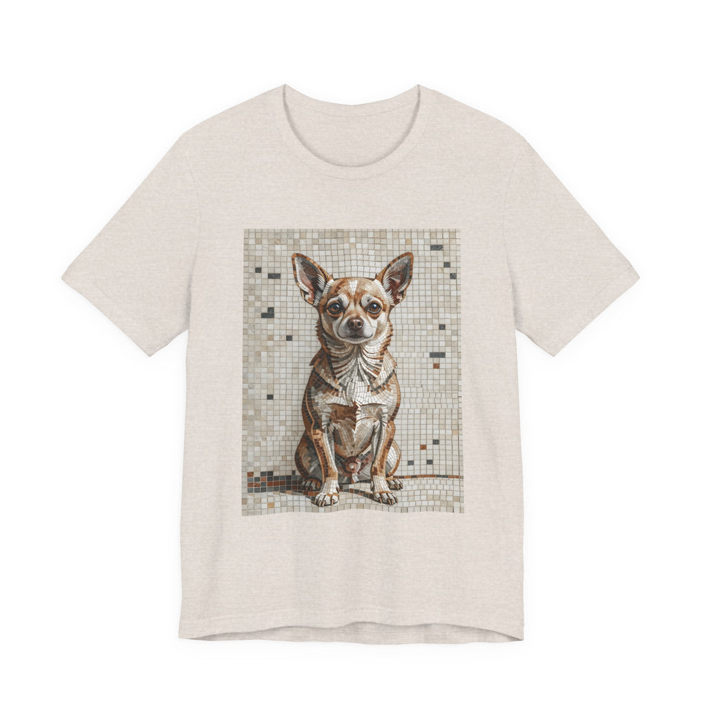 Chihuahua T Shirt | Living Work of Art Collection | Mosaic Style