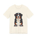 Bernese Mountain Dog T Shirt | Living Work of Art Collection | Pointillism Style