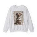 Dachshund Sweatshirt | Living Work of Art Collection | Mosaic Style