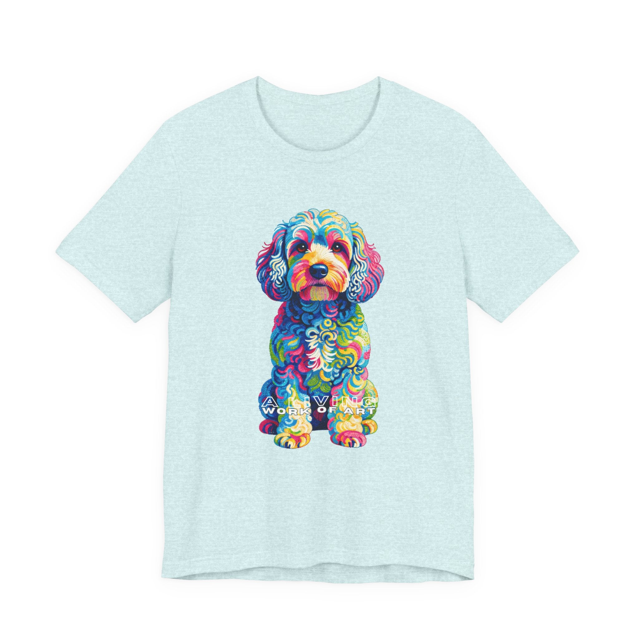 Cockapoo T Shirt | Living Work of Art Collection | Pointillism Style