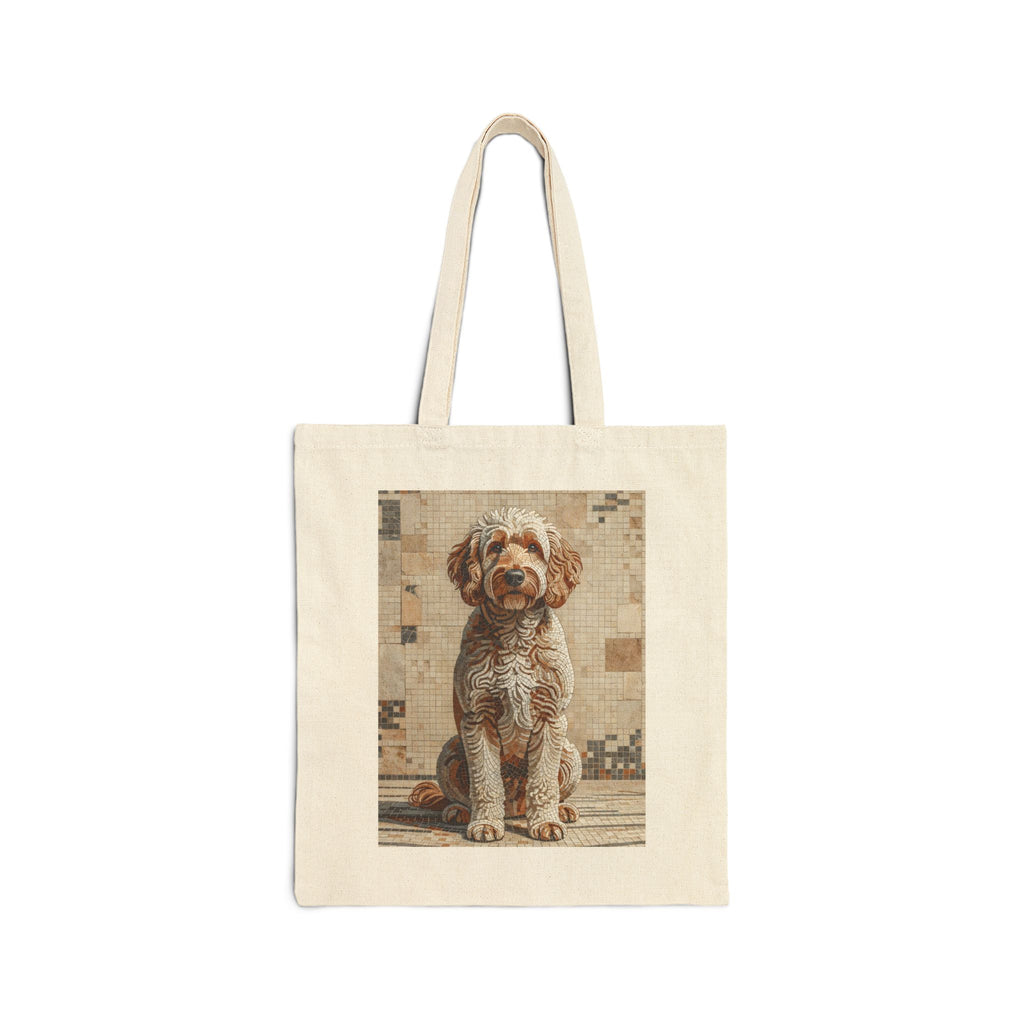 Goldendoodle Tote Bag | Living Work of Art Collection | Mosaic Style