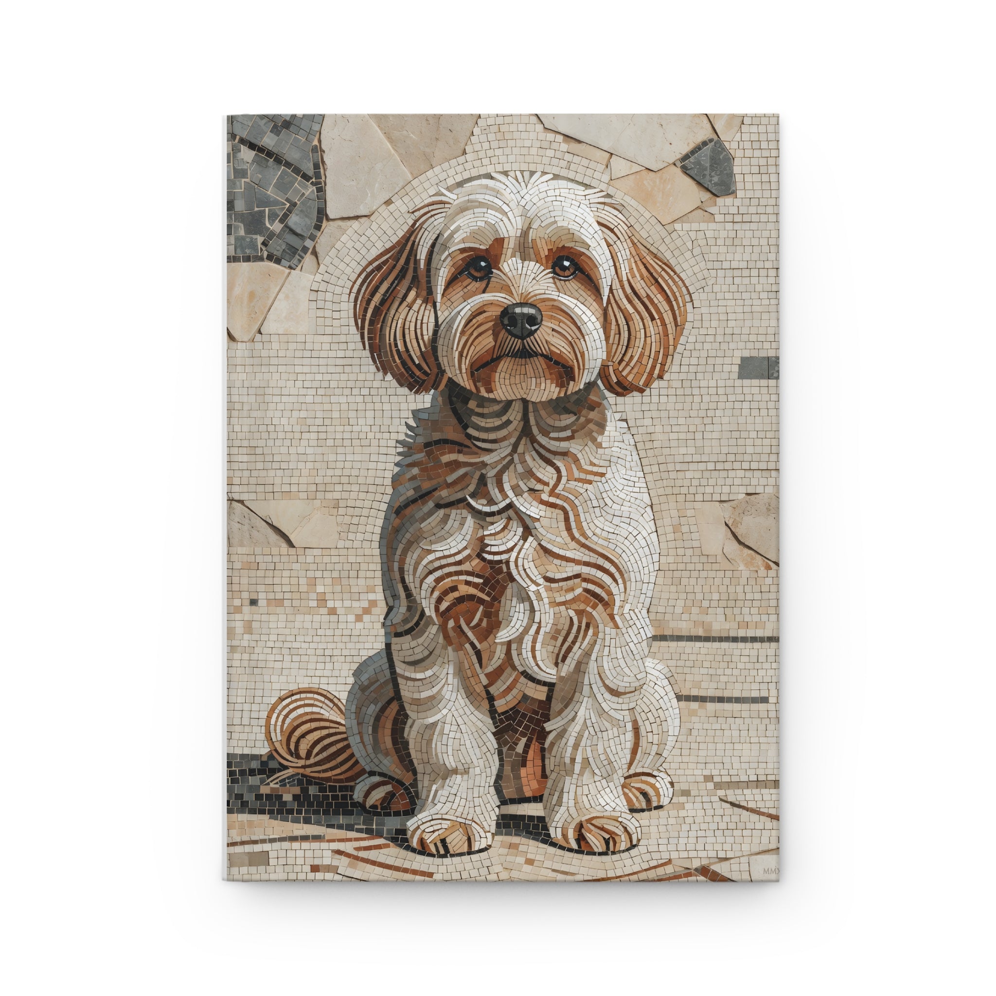 Maltipoo Notebook | Living Work of Art Collection | Mosaic Style