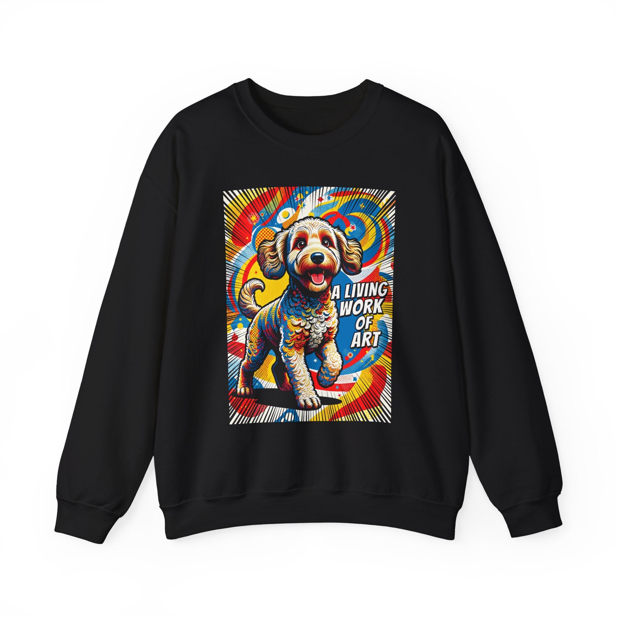 Labradoodle Sweatshirt | Living Work of Art Collection | Pop Art