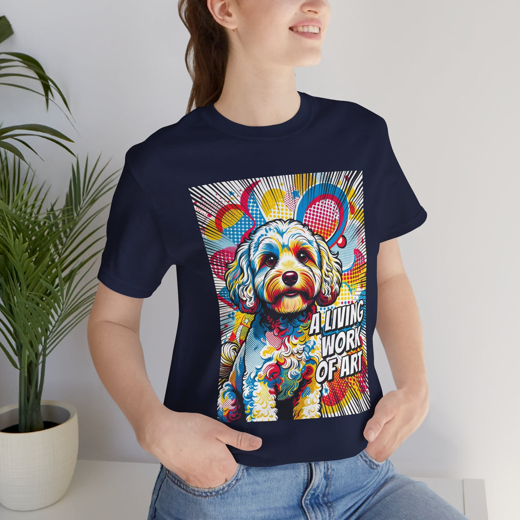 Cavapoo T Shirt | Living Work of Art Collection | Pop Art